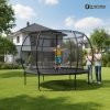 Trampolina ogrodowa XL dla dzieci HyperMotion - 305 cm 10FT - z drabinką i siatką wewnętrzną - do domu i ogrodu